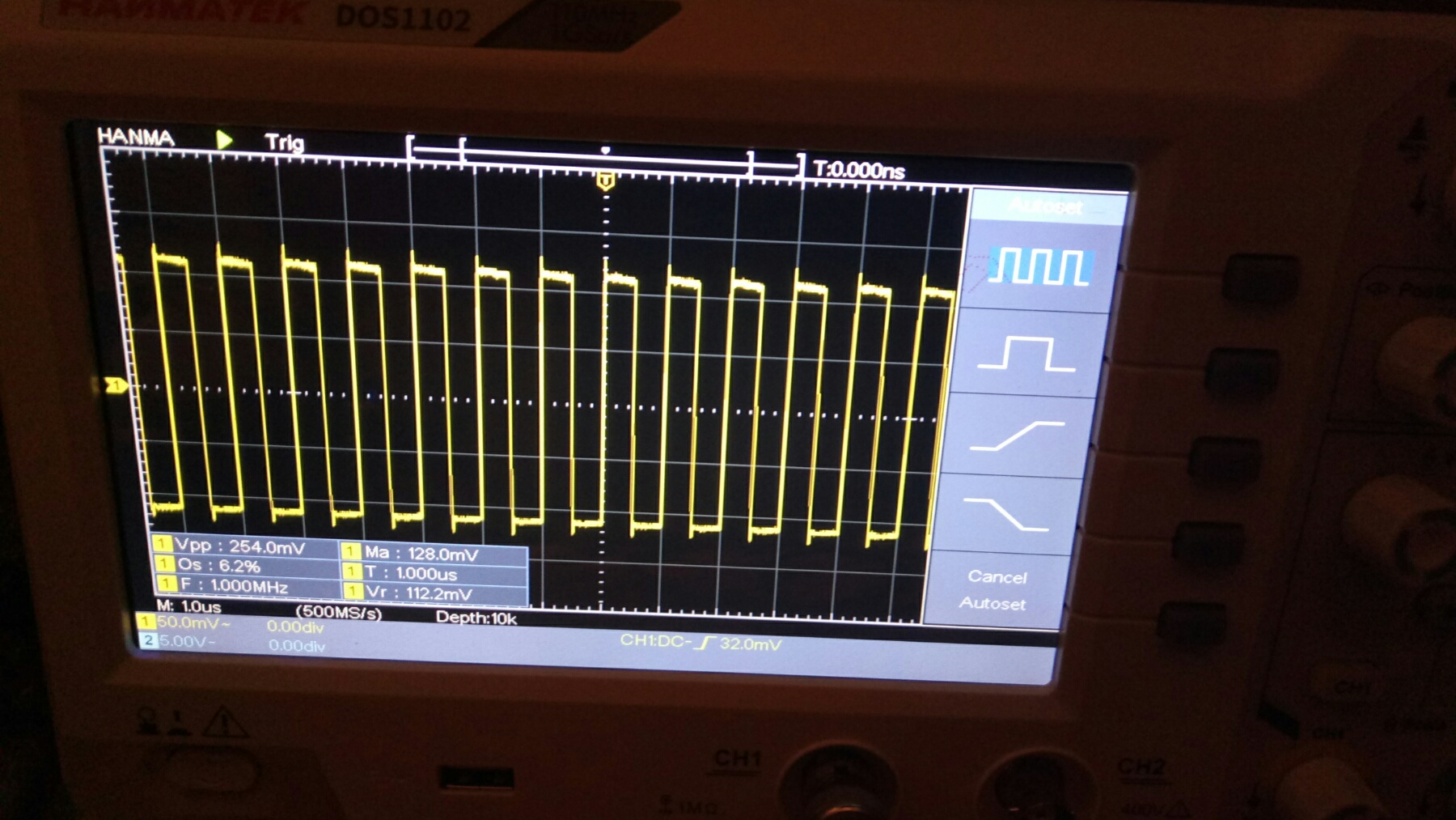 Hanmatek dos1102 - 1 mhz