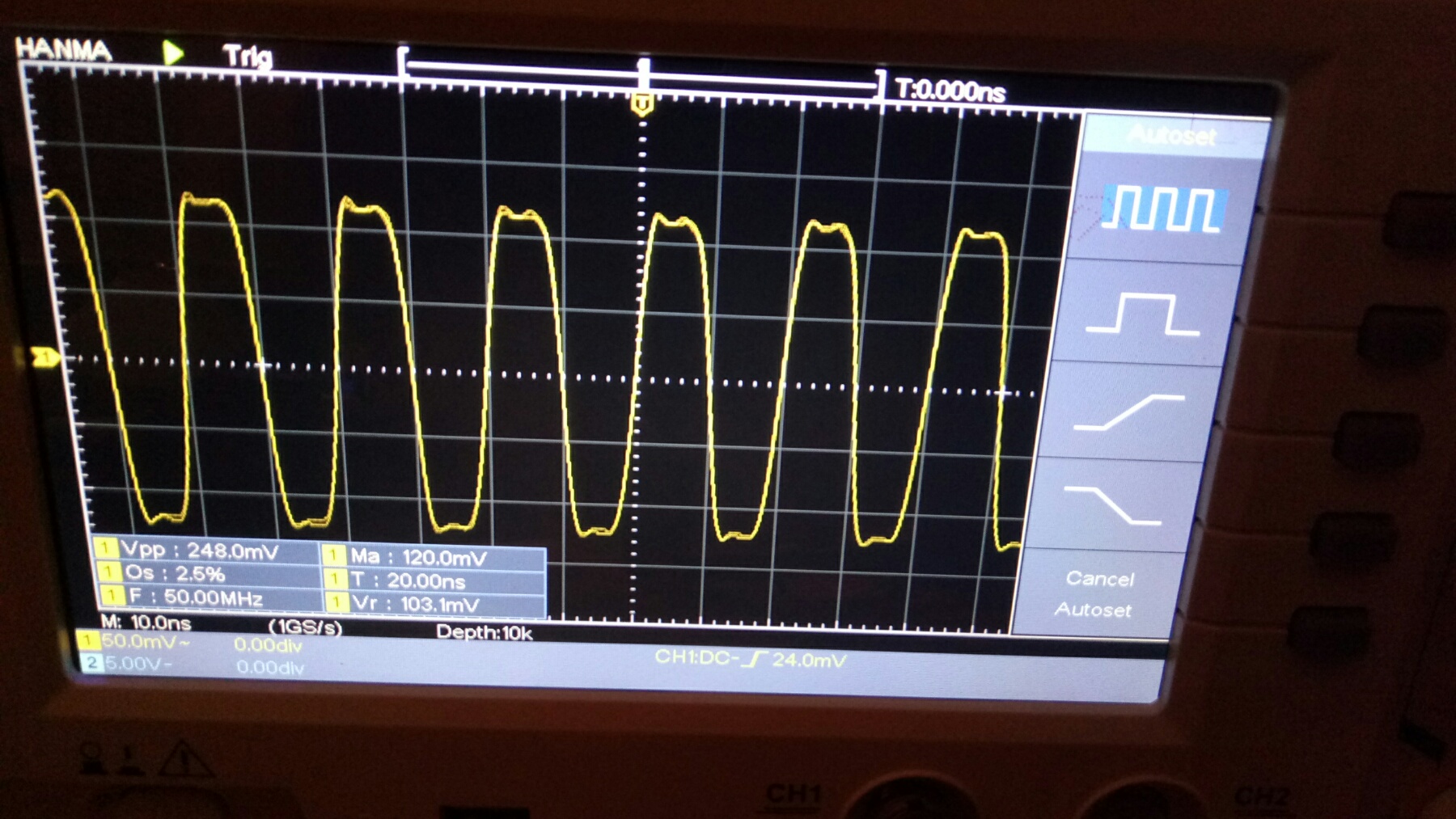 Hanmatek dos1102 - 50 mhz